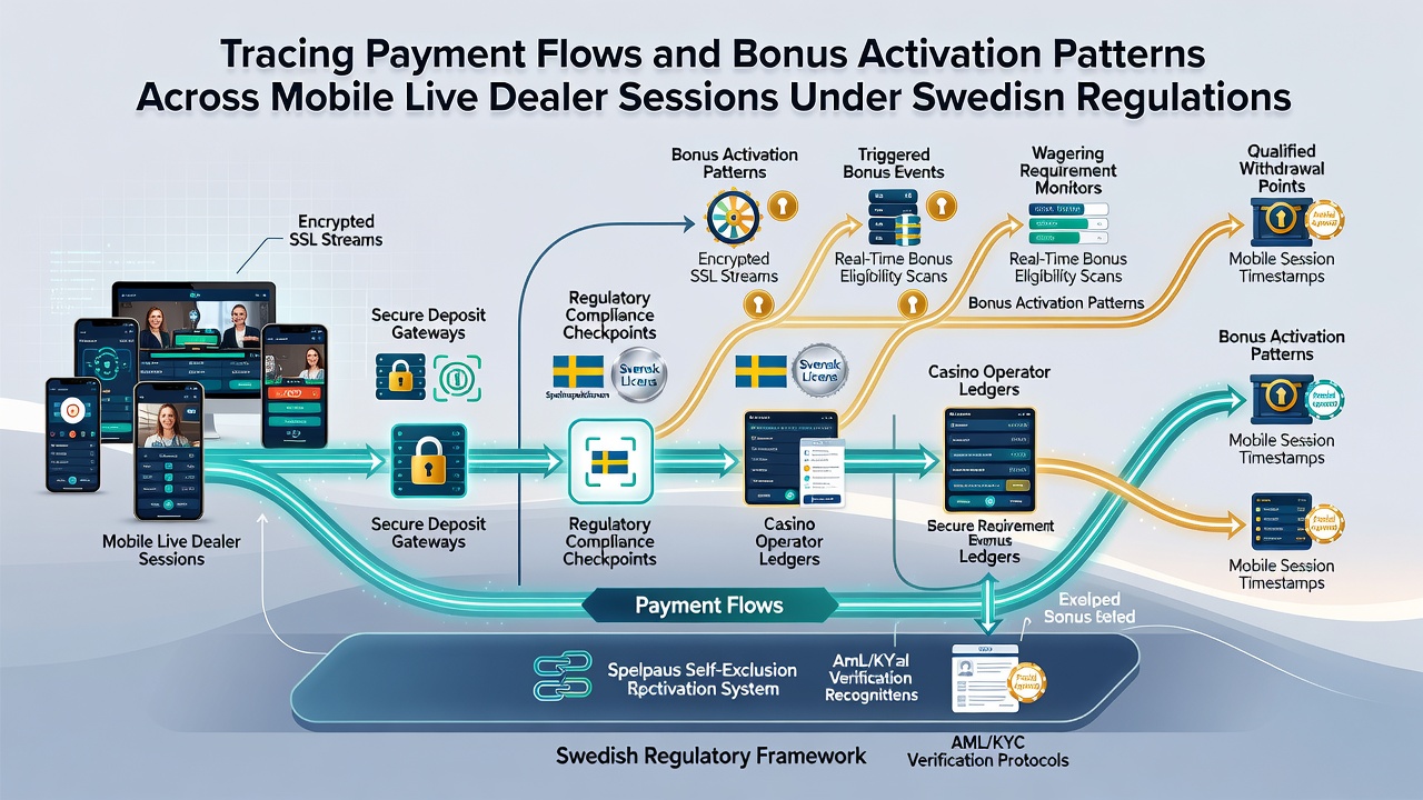 Data visualization of payment flows and bonus patterns in regulated mobile casino environments